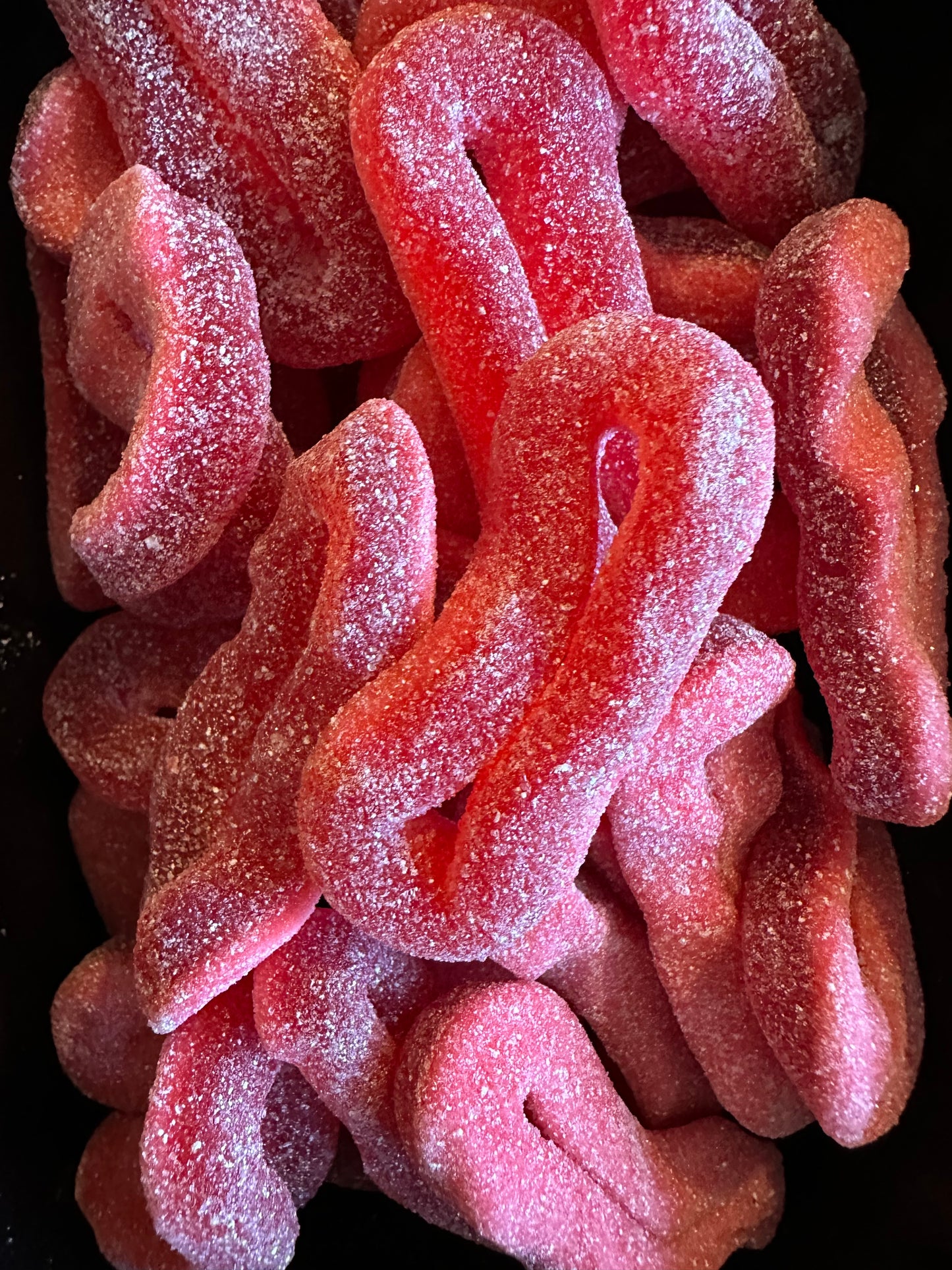 Sugared Strawberry Rings Halal Approved