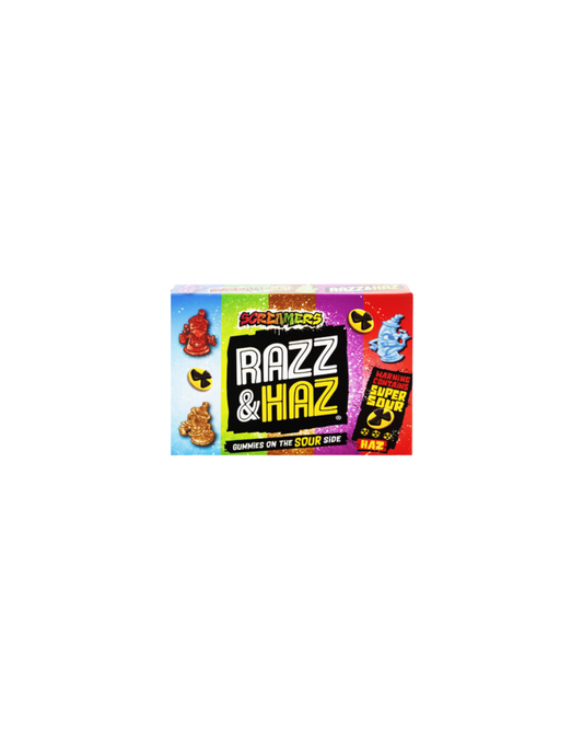 Screamers Razz and  Haz Sour  Box