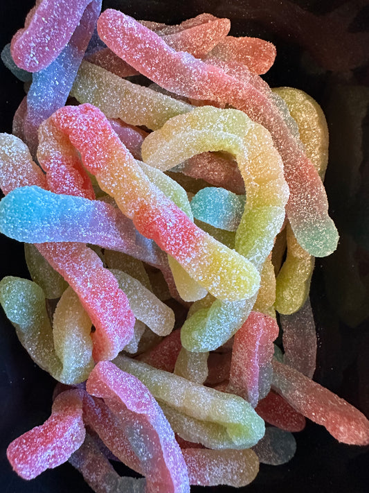 Gesuikerde Zure Wormen Glutenvrij Halal Approved